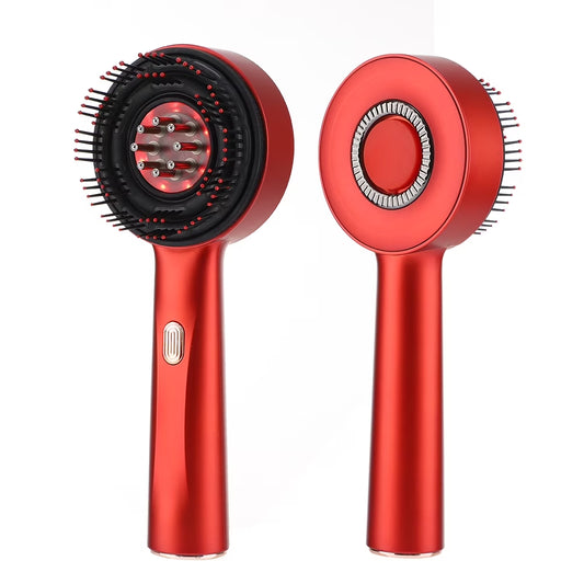 Laser Scalp Massager Comb with Red Light Therapy and Cordless Design, Silicone Hair Oil Applicator for Women